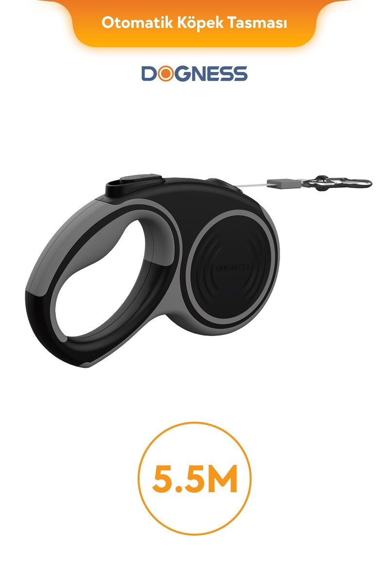 - R06 DOGNESS OTOMATİK TASMA 5+M GRİ
