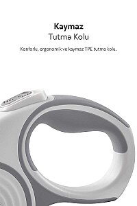 R06 DOGNESS OTOMATİK TASMA 5+M GRİ - 4