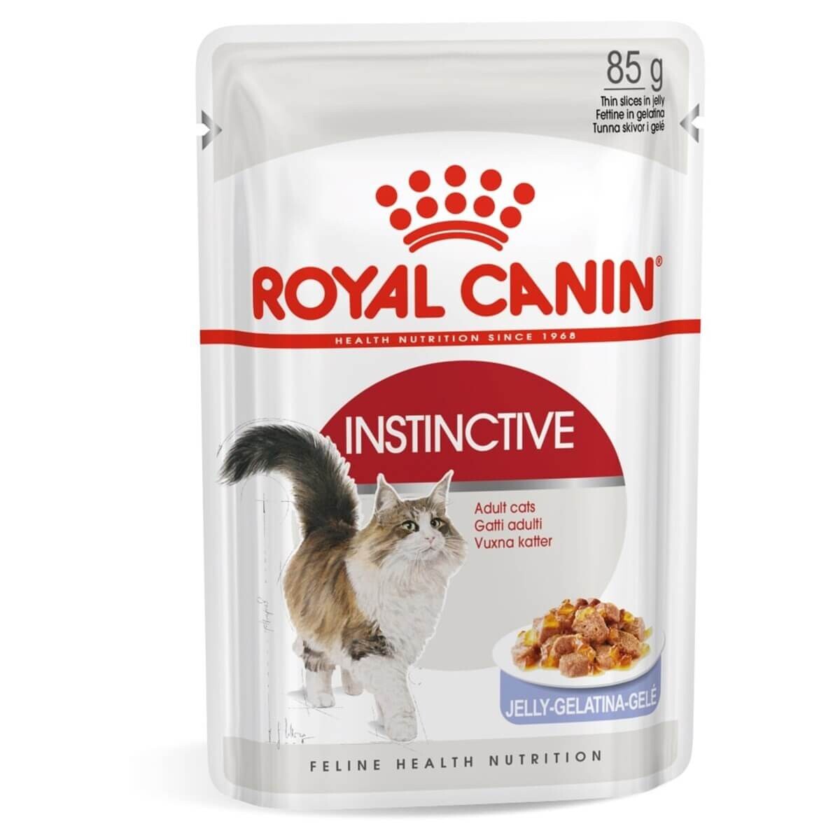  - ROYAL CANİN İNSTİNCTİVE JELLY YETİŞKİN KONSERVE KEDİ MAMASI 85 GR 12'Lİ 