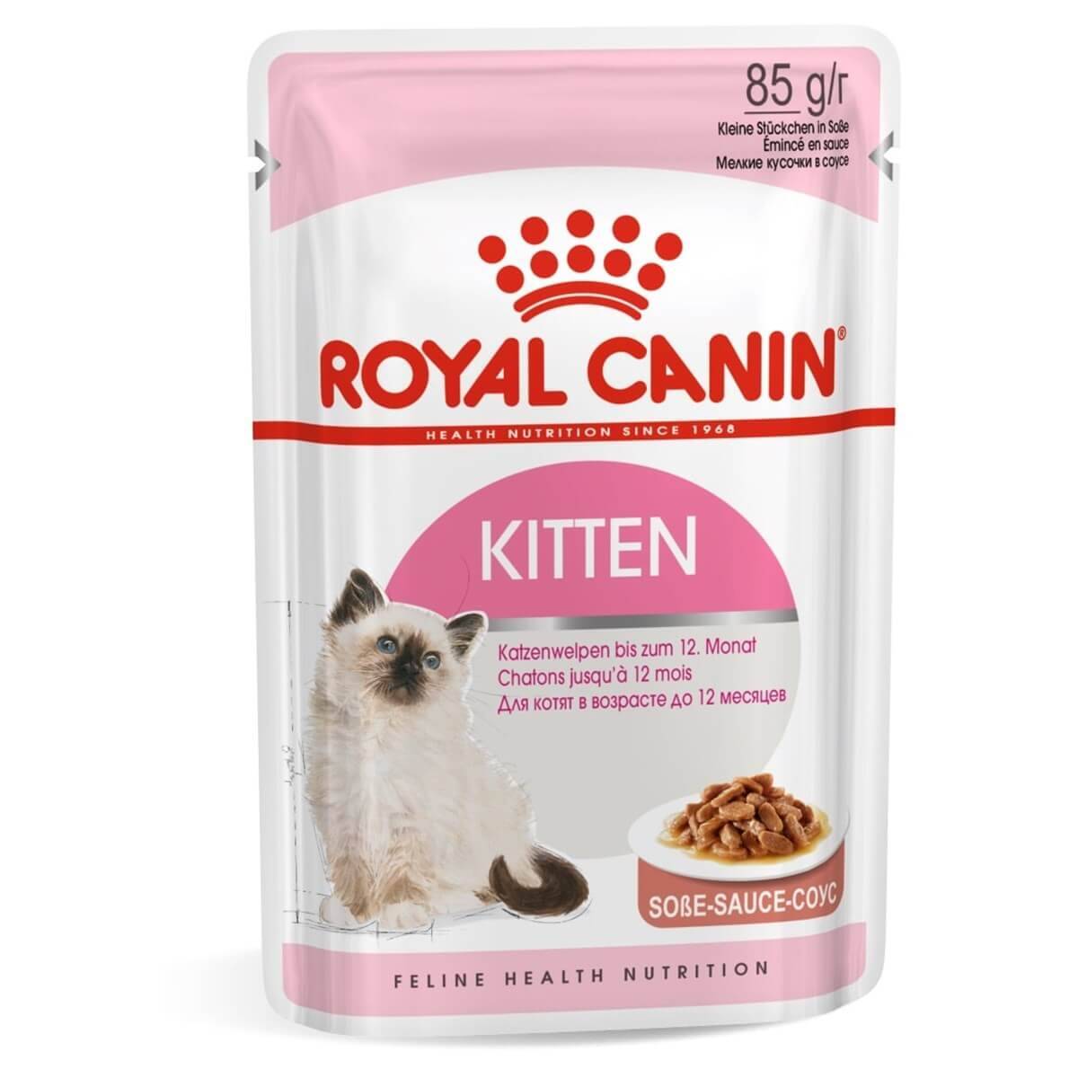 ROYAL CANİN KİTTEN GRAVY GEBE VE YAVRU KONSERVE KEDİ MAMASI 85 GR 12'Lİ