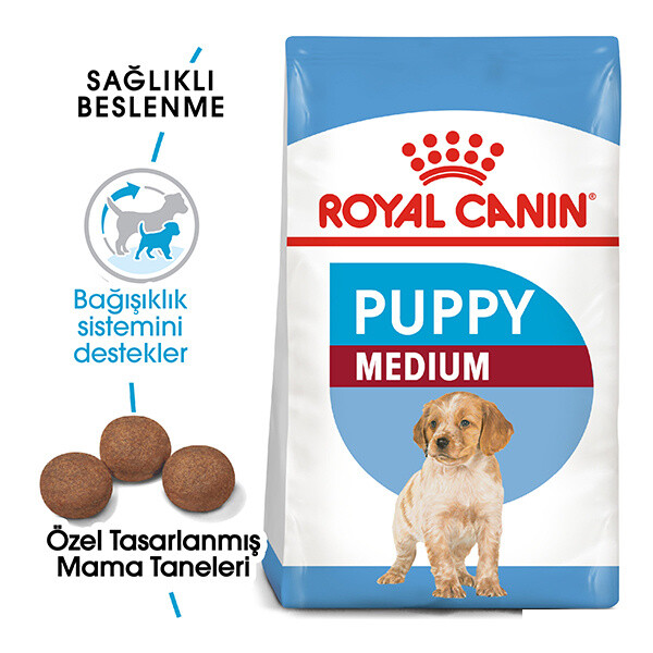 ROYAL CANİN MEDIUM PUPPY ORTA IRK YAVRU KÖPEK MAMASI 15 KG - Thumbnail