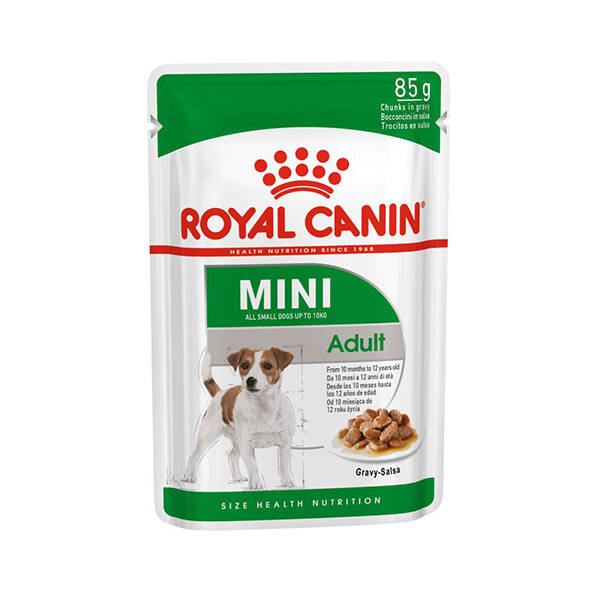 ROYAL CANİN MİNİ ADULT SOSLU KÖPEK KONSERVESİ 85 GR 12'Lİ