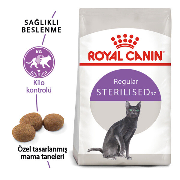 ROYAL CANİN STERİLİSED 37 KISIRLAŞTIRILMIŞ KEDİ MAMASI 4 KG - Thumbnail