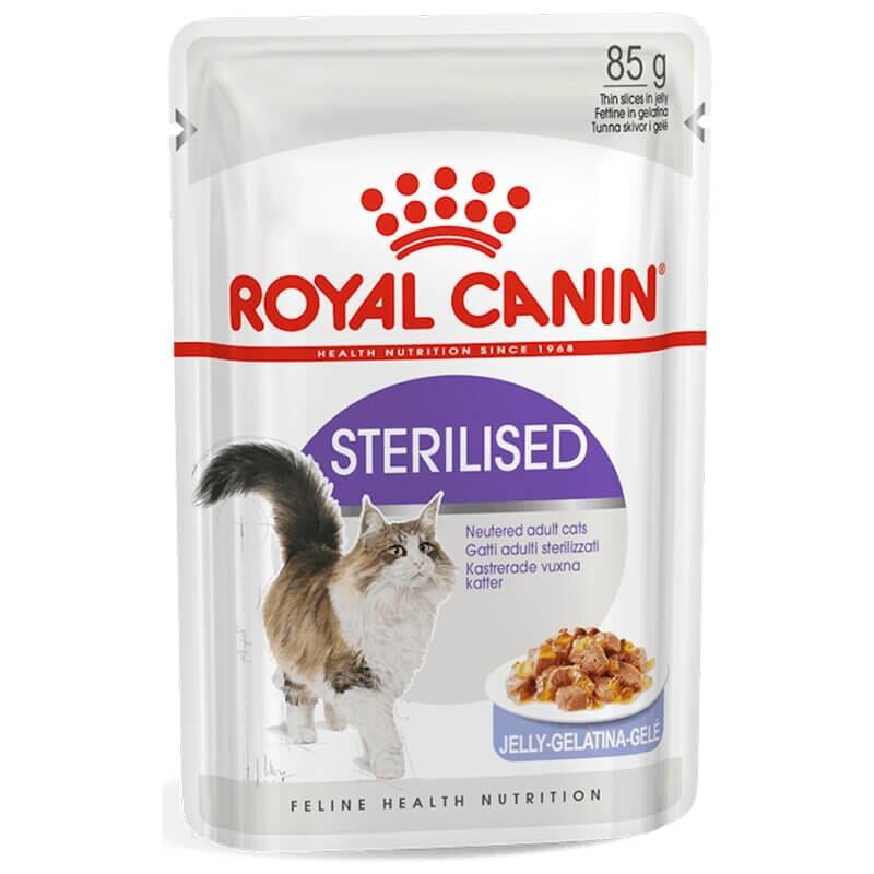 Royal Canin - ROYAL CANİN STERİLİSED JELLY KISIRLAŞTIRILMIŞ KEDİ KONSERVESİ 85 GR 12'Lİ
