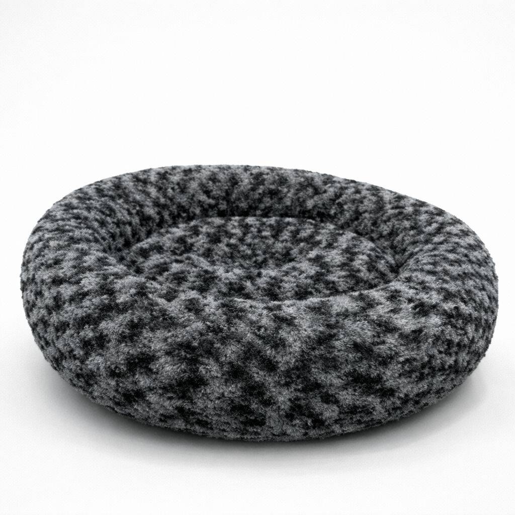 SİMİT YATAK PELUŞ SİYAH YATAK 55*55CM