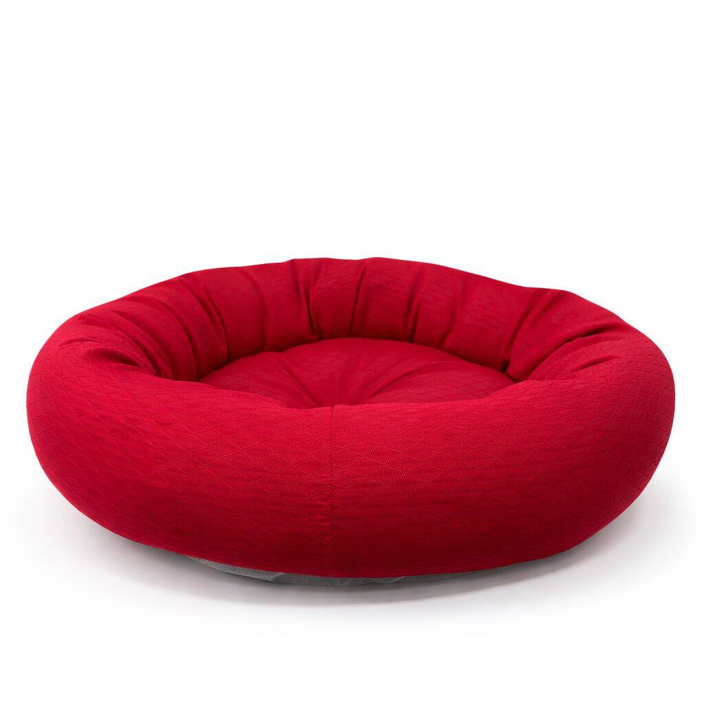 SİMİT YATAK EKO SİLİKON ELYAF BORDO