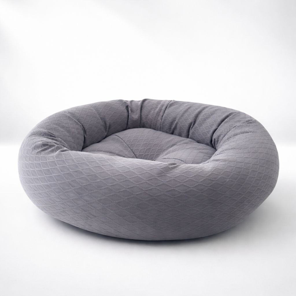  - SİMİT YATAK EKO SİLİKON ELYAF GRİ