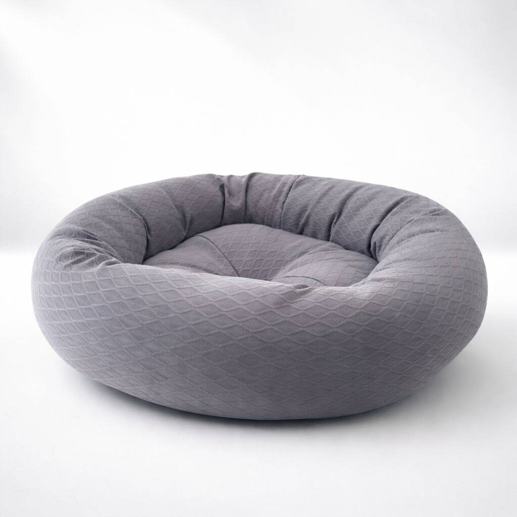 SİMİT YATAK EKO SİLİKON ELYAF GRİ