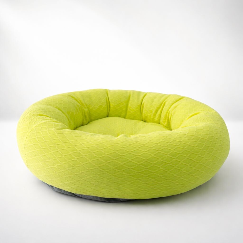 PETPRETTY - SİMİT YATAK EKO SİLİKON ELYAF NEON SARI