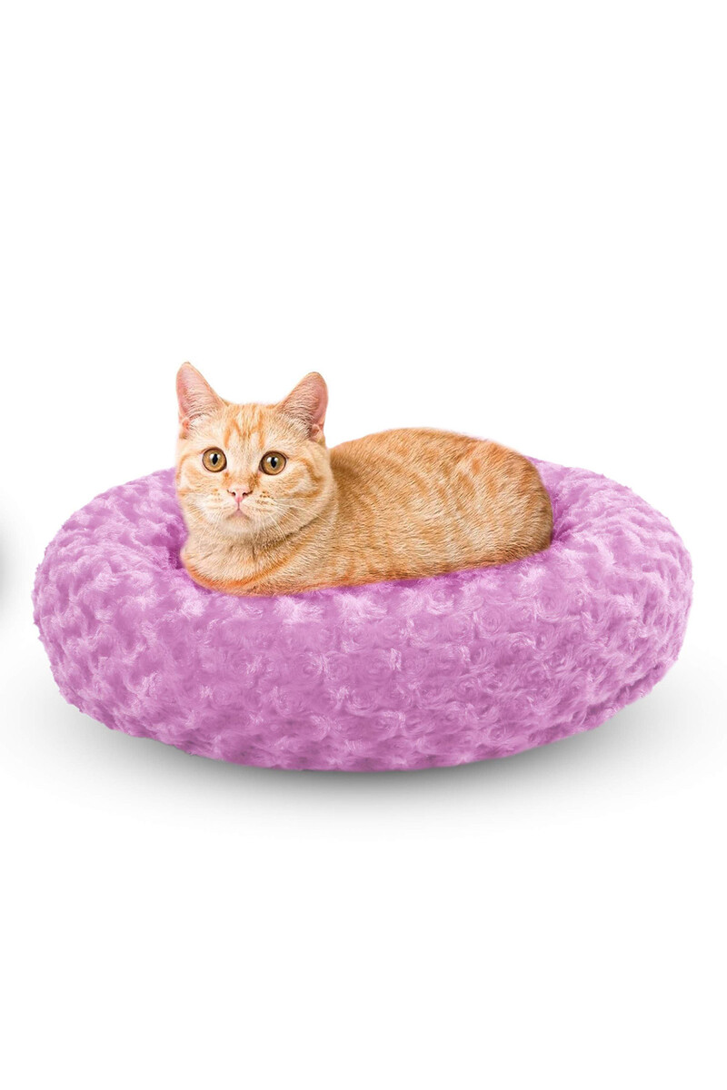  - SİMİT YATAK PELUŞ ŞEKER PEMBE YATAK 55*55