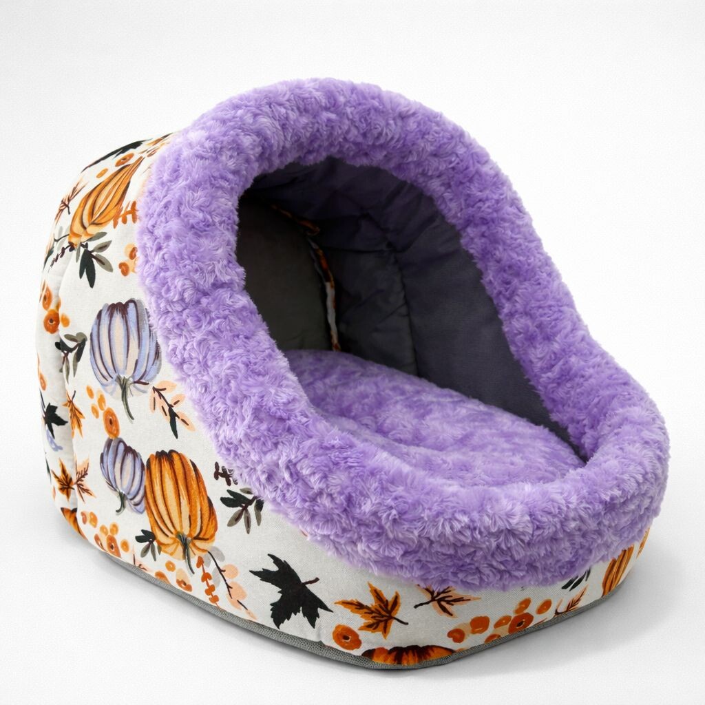 PETPRETTY - SPECİAL PELUŞ YUVA LİLA YATAK