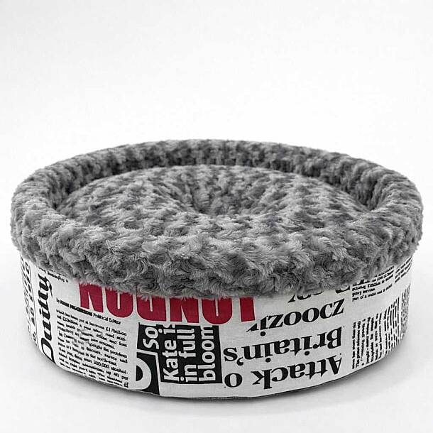 SPECİEL PELUŞ SİMİT YATAK GRİ 50x50x15cm