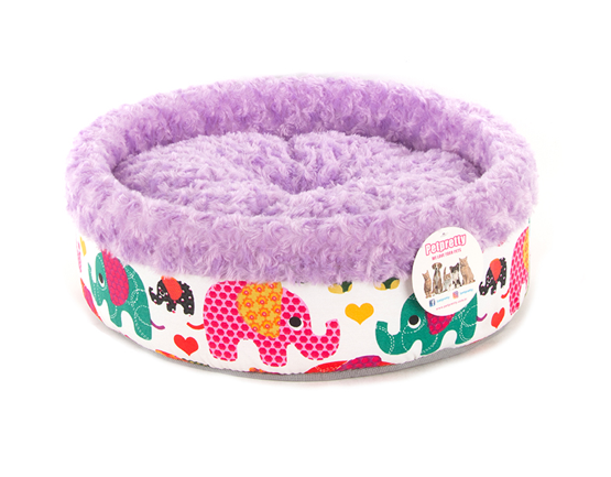  - SPECİEL PELUŞ SİMİT YATAK LİLA 50x50x15cm