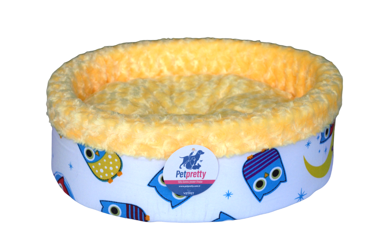  - SPECİEL PELUŞ SİMİT YATAK SARI 50x50x15cm