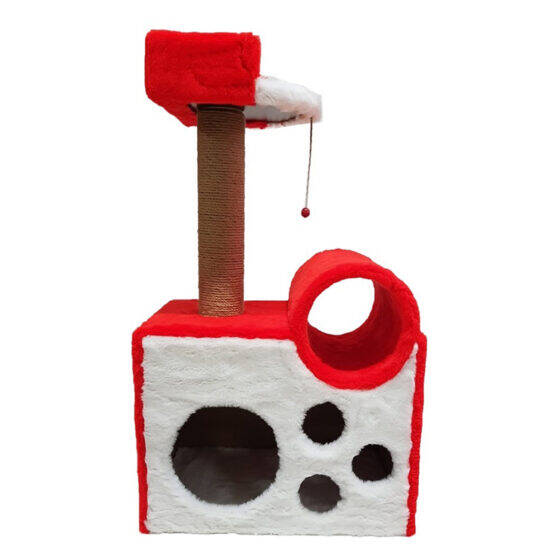 TÜNELLİ YATAKLI YUV.90CM KIRMIZI