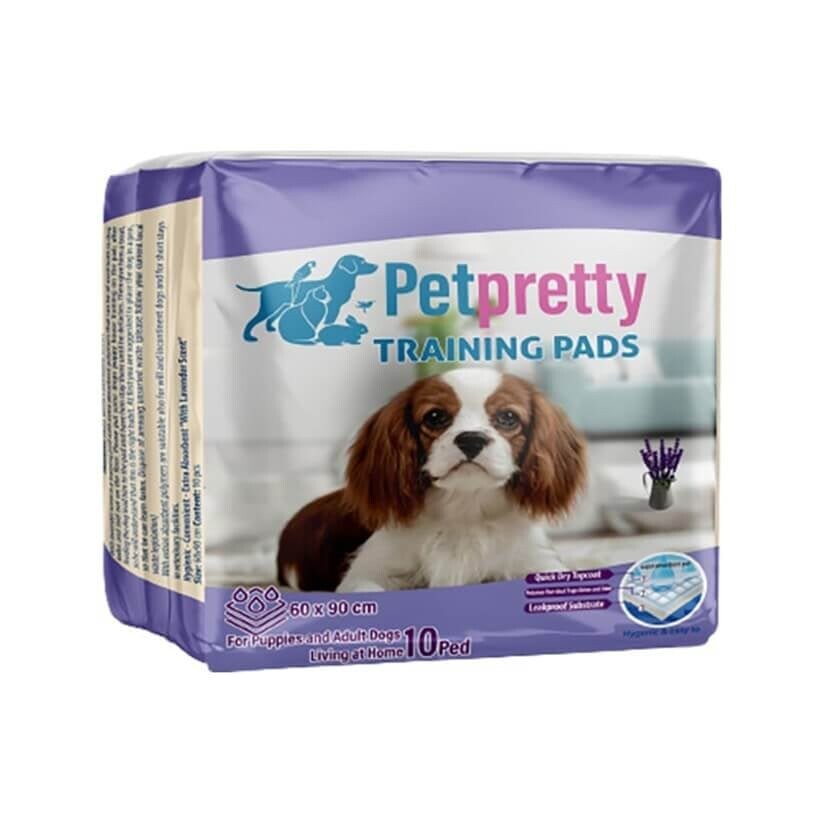 PETPRETTY - TUVALET EĞİTİM PEDİ LAVANTALI 60x90 10'LU