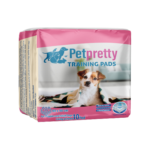 PETPRETTY - TUVALET EĞİTİM PEDİ NATUREL 60x90 10'LU