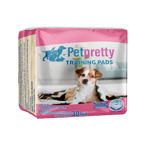 PETPRETTY - TUVALET EĞİTİM PEDİ NATUREL 60x90 30'LU