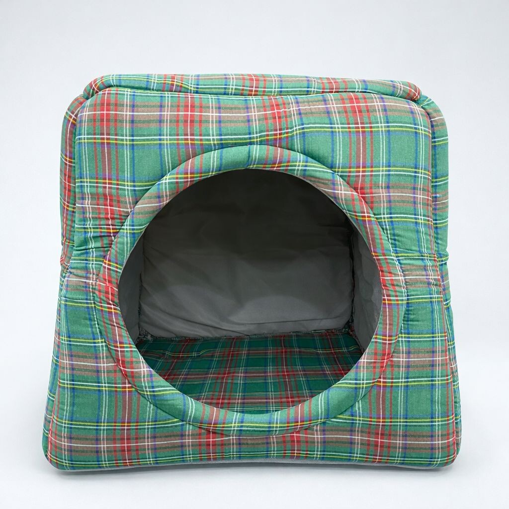  - EKOSE ÜÇ FONKSİYONLU KUMAŞ YUVA YEŞİL YATAK 42x42x40 cm