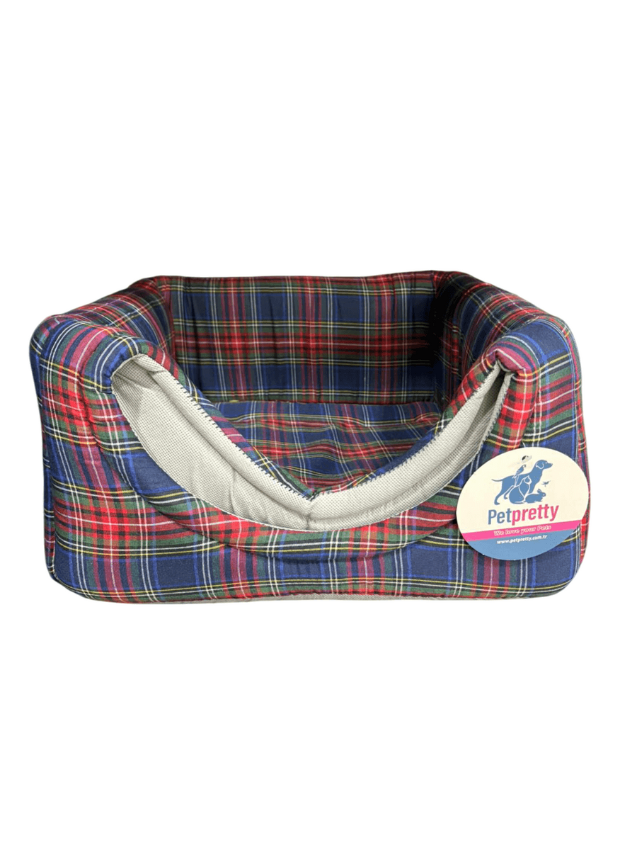 PETPRETTY - 3 FUNCTION FABRIC NEST BLUE 42X42X40 CM