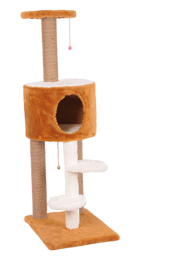  - ÜST OVAL MERDİVENLİ 128CM KAHVE