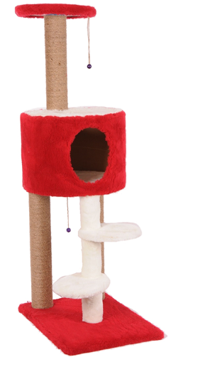  - ÜST OVAL MERDİVENLİ 128CM KIRMIZI