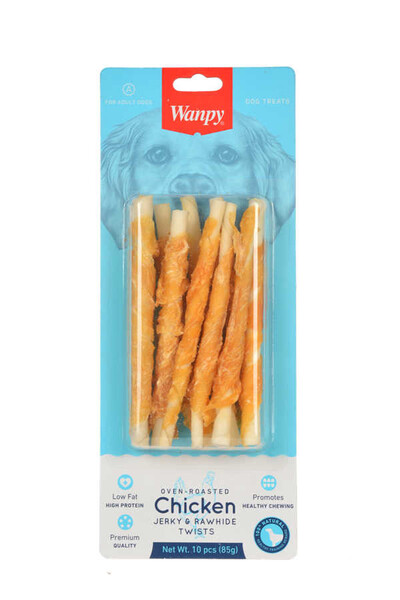 WANPY - WANPY DERİ ÜZERİNE TAVUK SARILI 85 GR CD-10H KÖPEK ÖDÜLÜ