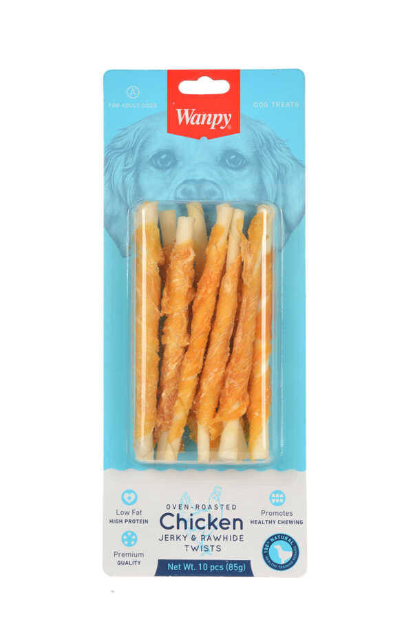 WANPY DERİ ÜZERİNE TAVUK SARILI 85 GR CD-10H KÖPEK ÖDÜLÜ