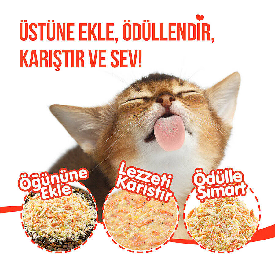 WANPY DONDURULARAK KURUTULMUŞ FLUFFY TOPPERS - ÖRDEK & BRÜKSEL VE KARA LAHANA - 30G