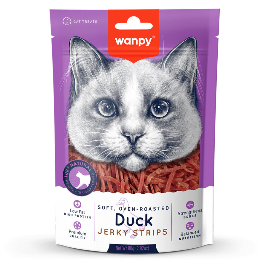 WANPY - WANPY GERÇEK ÖRDEK FİLETO 80 GR DA-025-01 YUMUŞAK KEDİ ÖDÜL