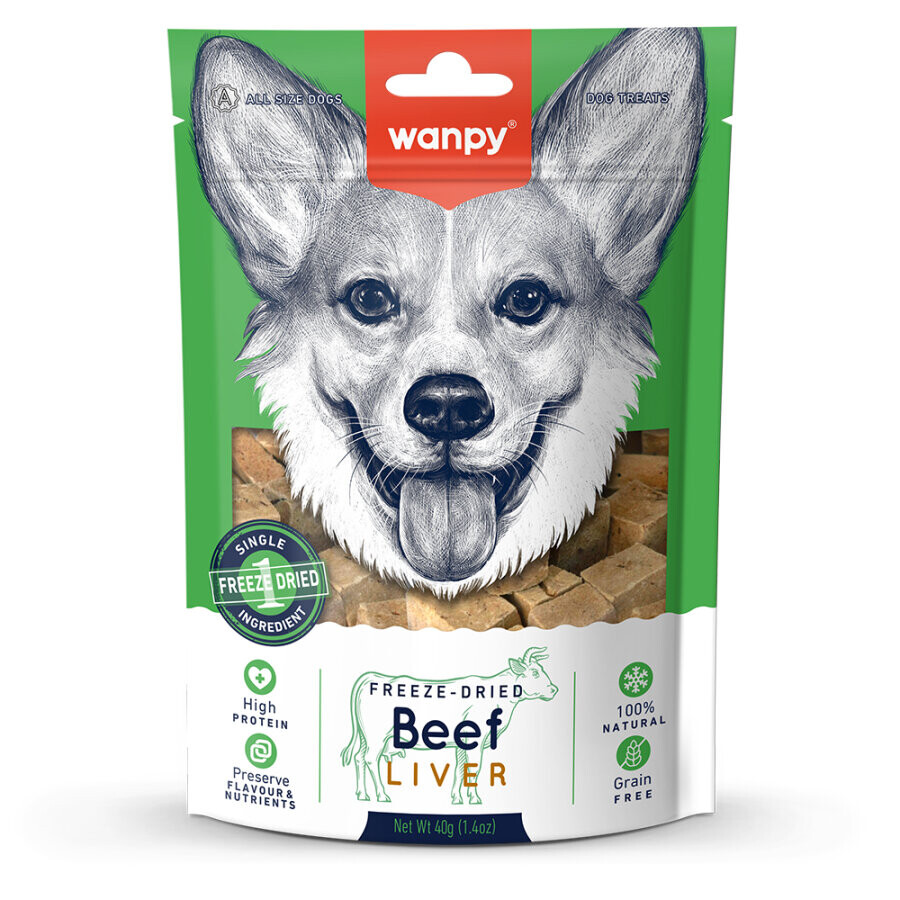 WANPY - WANPY KURUTULMUŞ %100 DANA CİĞERİ 40 GR FMA-01 KÖPEK ÖDÜL