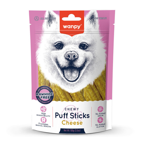 WANPY - WANPY TAHILSIZ PEYNİRLİ KÖPEK ÇİĞNEME ÖDÜLÜ 100 GR