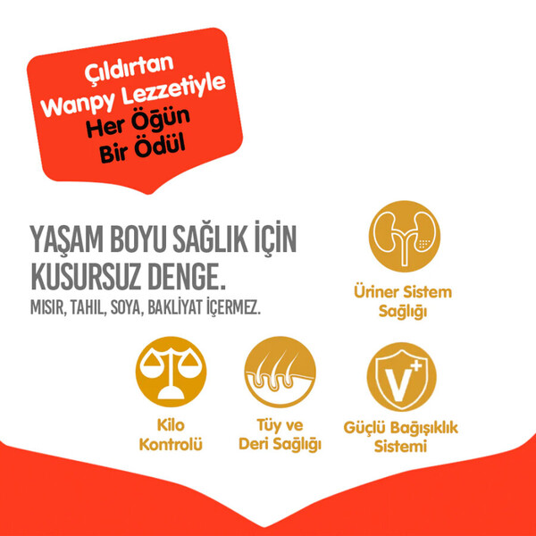 WANPY TAHILSIZ SOMON&TUNA KISIRLAŞTIRILMIŞ KEDİ MAMASI 1,5 KG - Thumbnail