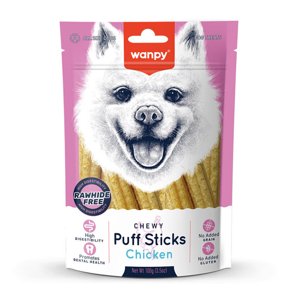WANPY - WANPY TAHILSIZ TAVUKLU KÖPEK ÇİĞNEME ÖDÜLÜ 100 GR