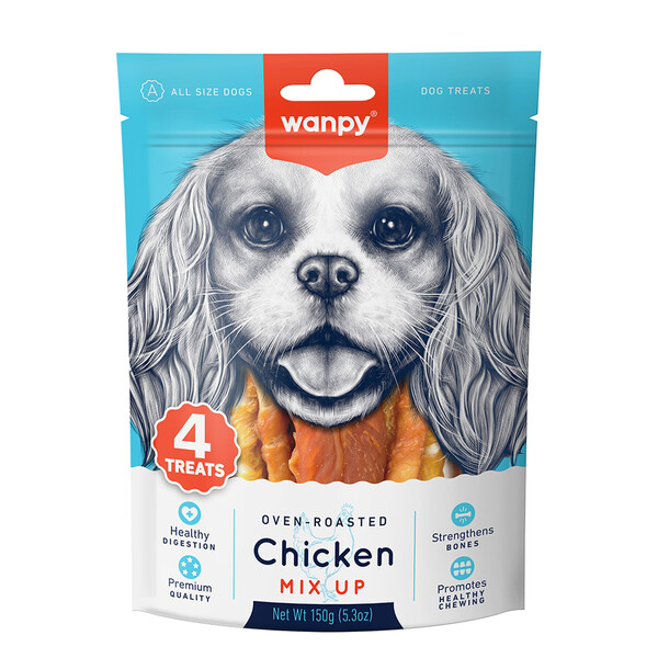 WANPY - WANPY TAVUKLU KARIŞIK KÖPEK ÖDÜLÜ 150GR