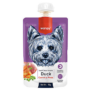 WANPY - WANPY TAZE ÖRDEKLİ&HAVUÇLU 10'LU KÖPEK ET EZMESİ 90GR