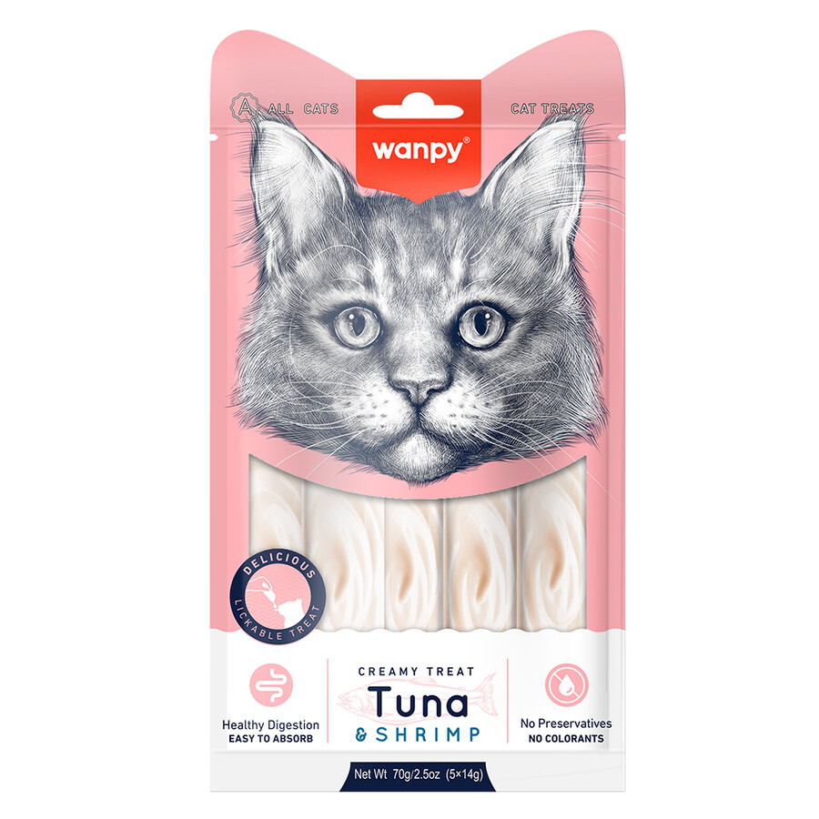 WANPY - WANPY TON&KARİDES 12'Lİ KREMA ÖDÜL 5X14GR RA-050