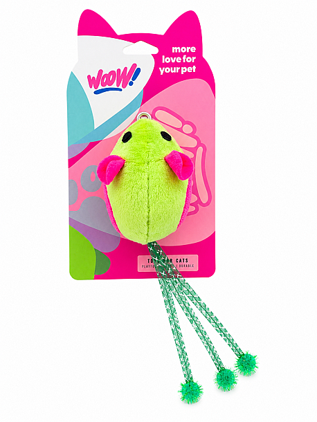 WOW KEDİ OYUNCAK PÜSKÜLLÜ FARE - 1