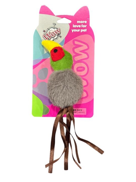 - WOW KEDİ OYUNCAK PÜSKÜLLÜ KUŞ  - WOW KEDİ OYUNCAK PÜSKÜLLÜ KUŞ