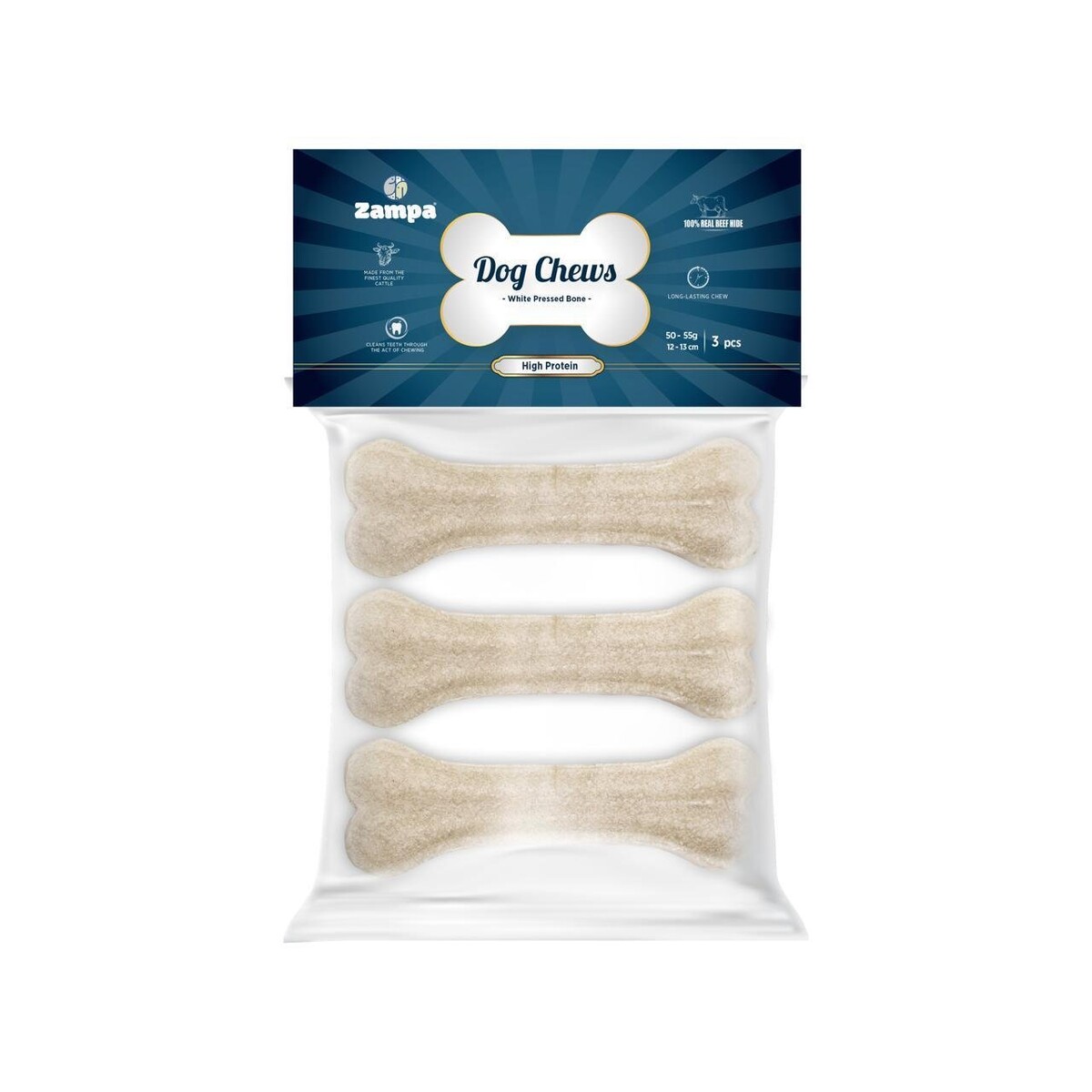  - ZAMPA BEYAZ PRES KEMİK ÖDÜL 3'LÜ 50-55GR