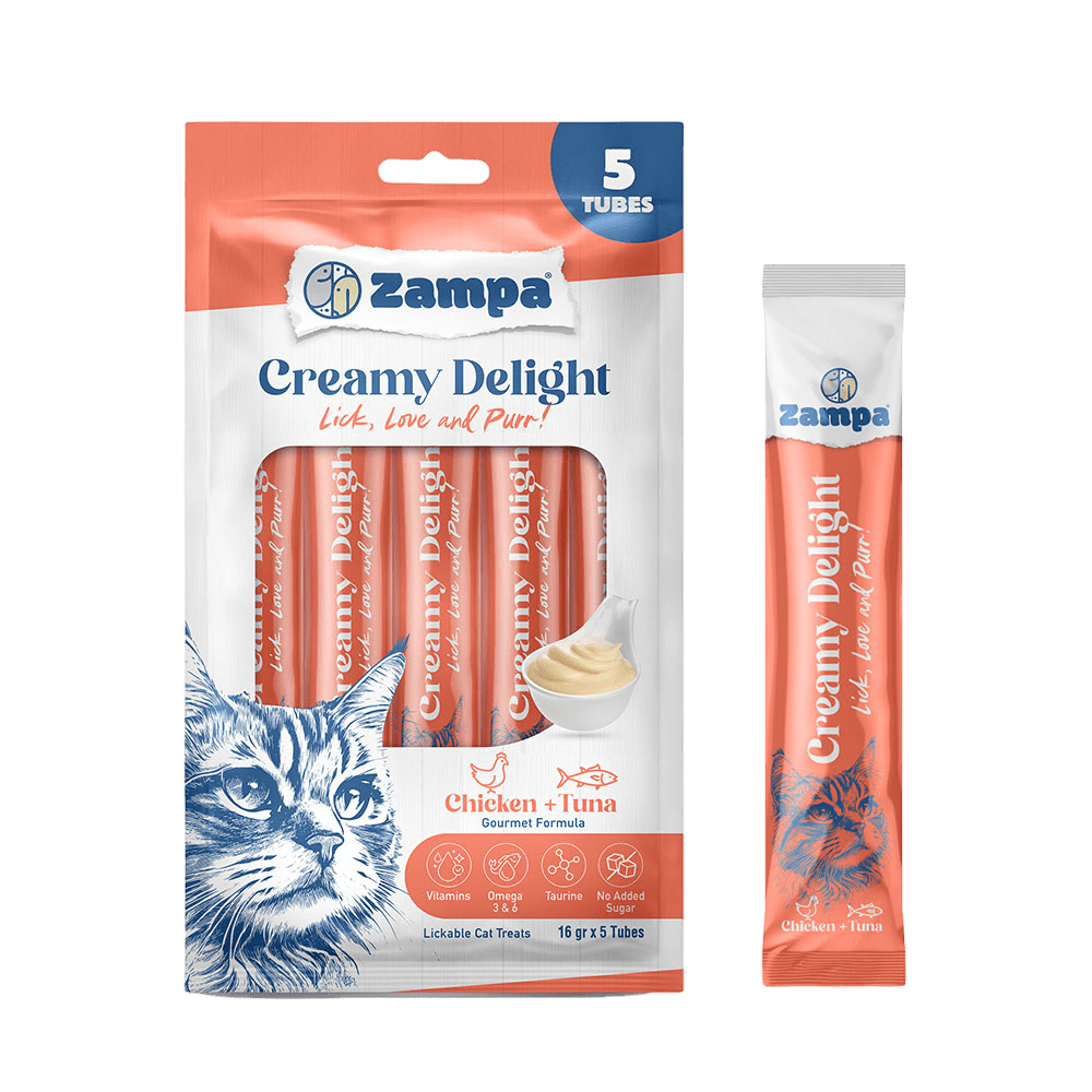  - ZAMPA CREAMY DELİGHT CHICKEN&TUNA 80GRX12AD