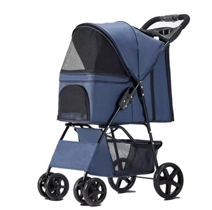  - ZAMPA FAVORİTE KÖPEK&KEDİ ARABASI LACİVERT 45x64x96CM