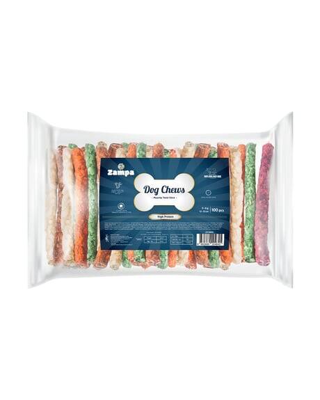 ZAMPA MUNCHY BURGU ÇUBUK KEMİK ÖDÜLÜ 100'LÜ 5GR