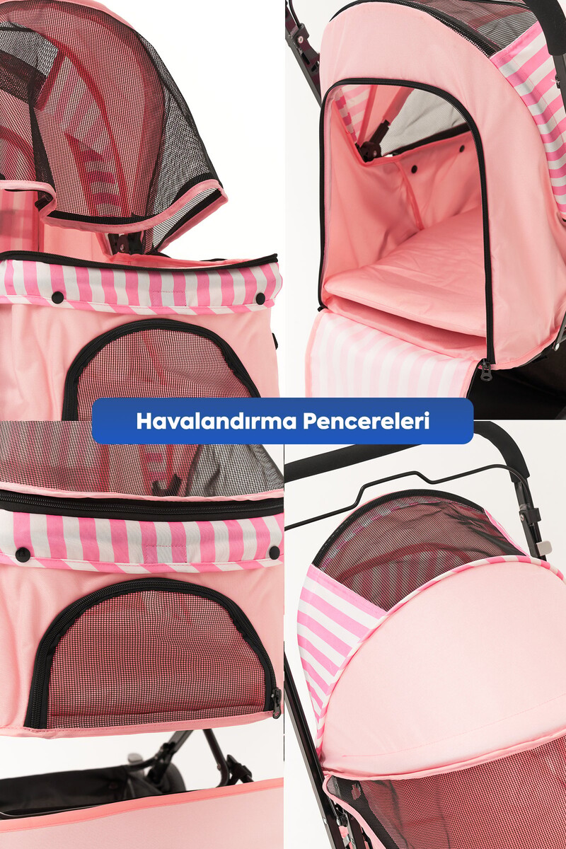 ZAMPA NOVA CAT AND DOG CAR 52X765X95 CM PINK - Thumbnail