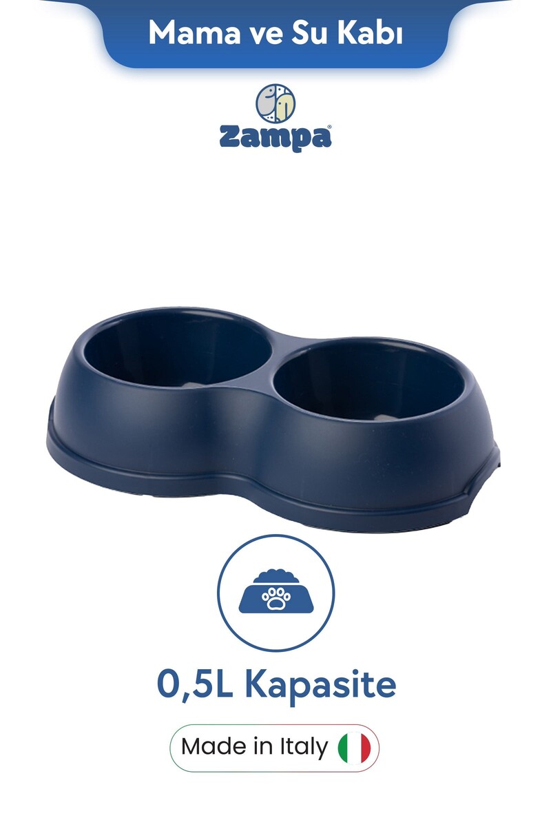 - ZAMPA PLUS ENJOY İKİLİ MAMA VE SU KABI 0,5 L