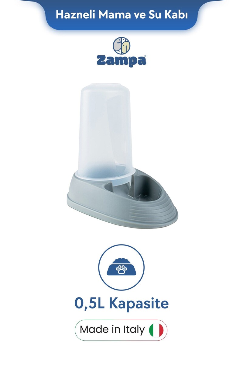  - ZAMPA PLUS MİNİ MANGİA E BEVİ MAMA&SU KABI 0,5 L