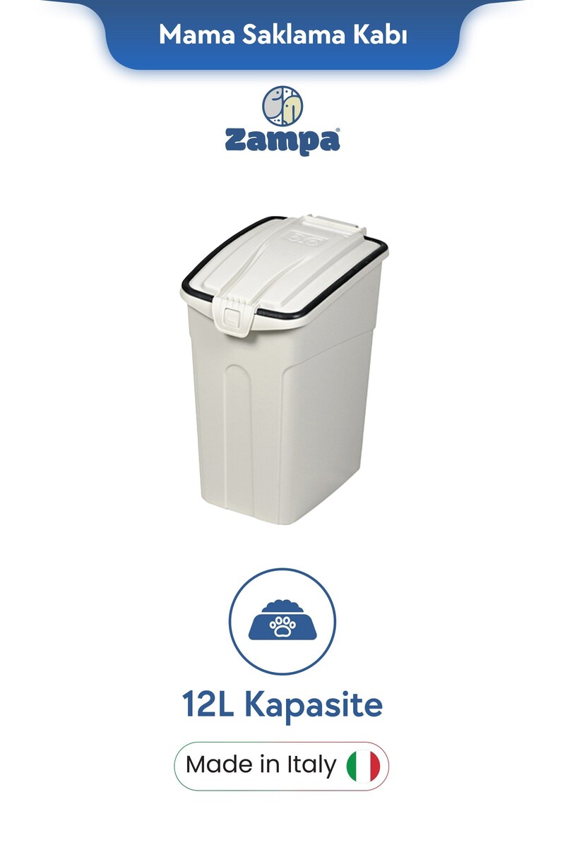  - ZAMPA PLUS OTO S BEYAZ MAMA SAKLAMA KABI 12 L