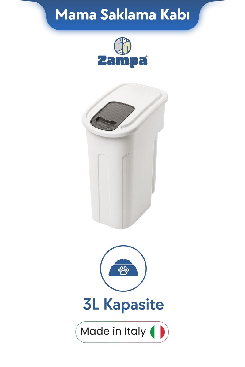  - ZAMPA PLUS OTO XS BEYAZ MAMA SAKLAMA KABI 3 L