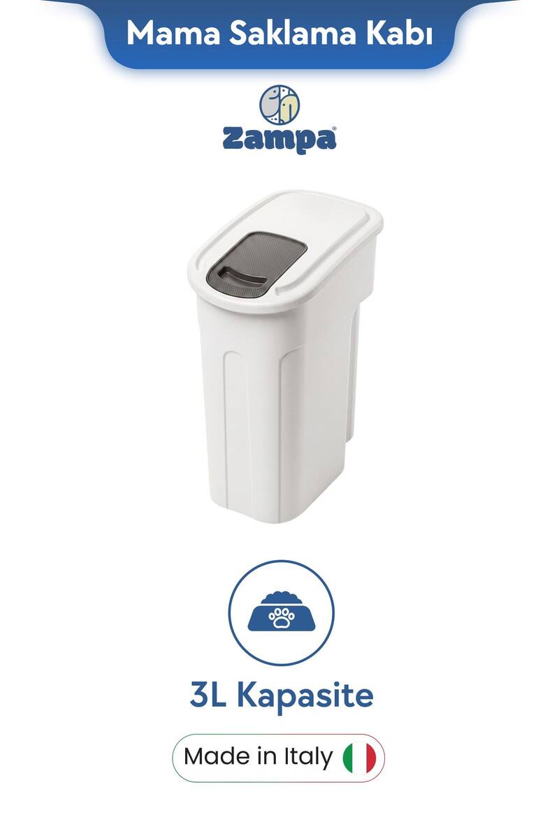 ZAMPA PLUS OTO XS BEYAZ MAMA SAKLAMA KABI 3 L