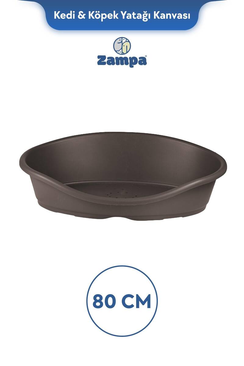 ZAMPA PLUS TOFFEE PLASTİK KEDİ&KÖPEK YATAĞI 3-80 CM MOKA